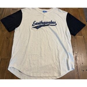 San Jose Earthquakes Adidas Originals Baseball Style Shirt 2XL MLS Soccer
